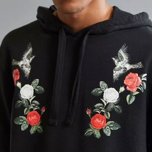 Sudadera con Capucha Bordada de Alta Calidad al por Mayor, Sudadera con Capucha Bordada de Alta Calidad para Hombre, Sudadera con Capucha Bordada Personalizada de Algodón Mezclado para Hombre - Product Image 4