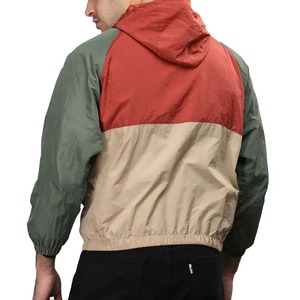 Chaqueta Bomber con Bloques de Color, Capucha, Cierre de Cremallera, Cuello Alto, Resistente al Agua, 100% Poliéster, Corte Regular, Para Todas las Estaciones - Product Image 6