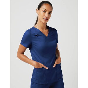 Wholesale Paramedical Uniform Supplier Factory Direct Flexible Comfortable <b>Nursing</b> Wear Top & Bottom Set Healthcare Scrub Sets - Product Image 1