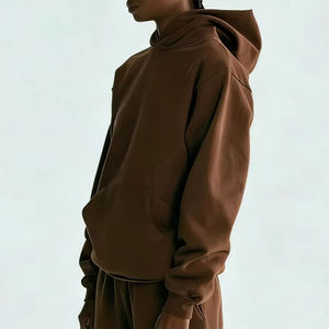 [Nova-Tk] Sudadera con Capucha Oversize para Hombre, Estilo Deportivo, Hombros Caídos, de Algodón Grueso, Felpa, Estilo Urbano - Product Image 5