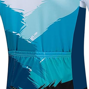 Ensemble de maillots de cyclisme décontractés et élégants imprimés, avec cuissard et short à bretelles respirants et à séchage rapide, de qualité supérieure - Product Image 5