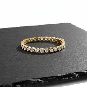 Pulsera de tenis de diamantes con bisel de oro, plata de ley, joyería fina clásica, elegante y de lujo, regalo para mujer, brillo atemporal - Product Image 3