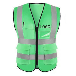 Gilet de sécurité certifié pour hommes, logo personnalisé, haute visibilité, gilet de sécurité, vêtements de travail de nuit en extérieur, vêtements de travail d'hiver, réfléchissant - Product Image 1