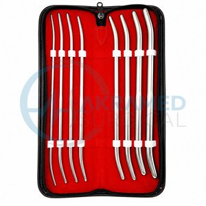 Juego de Dilatadores Uterinos Pratt de 8 Piezas, Acero Inoxidable, Ginecología, Obstetricia, Dilatadores Cervicales, Instrumentos Quirúrgicos, Certificación CE - Product Image 6