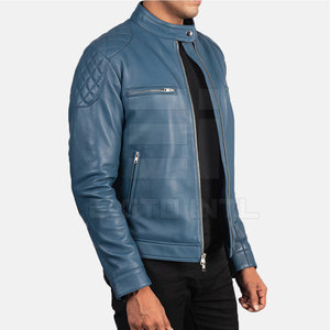 Vestes en cuir pour hommes 2026 – Prix de gros, couleurs personnalisées, haute qualité, prix bas, col montant sur mesure - Product Image 6