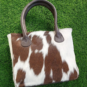 Sac fourre-tout d'été en cuir de vachette premium avec poils, pour femme, idéal pour le bureau ou le shopping, sac à bandoulière de luxe, LHTB-0135 - Product Image 1