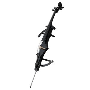Violoncello Elettrico Professionale 4/4 con Custodia, Arco, Resina e Cavo per Auricolari, Materiale Fondo/Fasce in Compensato/Acero - Product Image 2