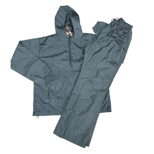 Conjunto Deportivo Unisex 100% Nailon, Chaqueta Cortavientos con Capucha, Talla Grande, Diseño Cargo, Secado Rápido, 2 en 1 - Product Image 4