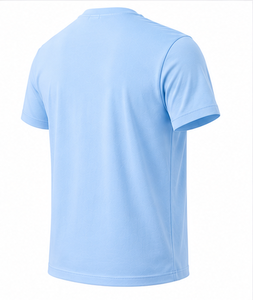 เสื้อยืดคอกลมผู้ชาย ผ้าฝ้าย 100% แขนสั้น ใส่สบายๆ สำหรับฤดูร้อน เป็นมิตรกับสิ่งแวดล้อม ทรงปกติ ระบายอากาศได้ดี คุณภาพสูง - Product Image 3