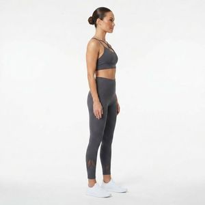 Conjunto Deportivo de 2 Piezas sin Costuras para Mujer, Leggings de Cintura Alta, Sujetador Deportivo Cruzado, Ropa Deportiva para Yoga, Gimnasio, Fitness, Spandex/Poliéster - Product Image 3