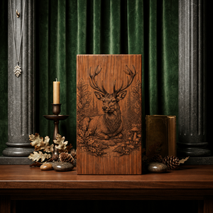 Handmade Wooden Cremation Urn Engraved <b>Memorial</b> Keepsake <b>Box</b> Rustic Natural Wood Personalized Adult Baby - Product Image 5