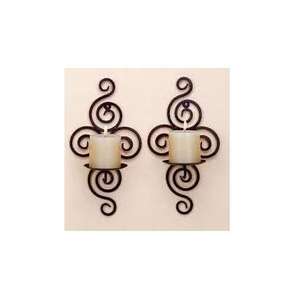 Support mural en métal noir fait main pour bougies, idéal pour mariages, événements festifs, fêtes, décoration de table, style moderne et luxueux. - Product Image 6