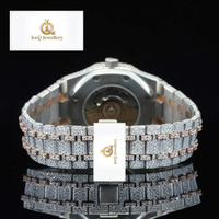 Glänzende VVS Moissanit Diamant Iced Out Uhr Hip-Hop Luxus-Design für Partys, Geschenke und Moderne Streetfashion