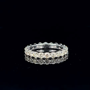 Bague d'éternité tendance en diamant 14 carats, diamant de laboratoire, bijoux fins, vente en gros, bagues de fiançailles et de mariage - Product Image 1
