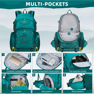 Outdoor Activities Outdoor Adventure Hiking Bag With Comfortable Carry System And Durable Material Construction - Product Image 4