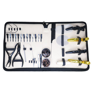 Kit d'extensions capillaires professionnel avancé avec outils complets pour l'application, l'installation, le coiffage, l'entretien et le retrait - Product Image 5