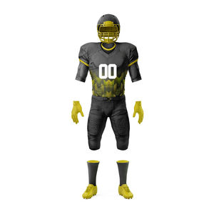 High Quality Unisex American Football Uniform New Arrival <b>Athletic</b> Custom Short Sleeve Printed Jersey Set - Product Image 1