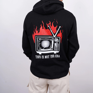 Sudadera con Capucha Estampada para Hombre, 340g, Diseño Gráfico Personalizado, Estilo Urbano, Impresión de Alta Densidad, Algodón Suave - Product Image 2