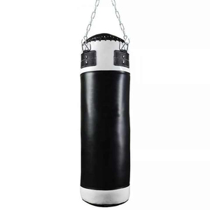 Sacs de frappe et de kickboxing robustes les plus vendus en PU et cuir avec remplissage de sable pour usage professionnel en boxe (vente en gros) - Product Image 4