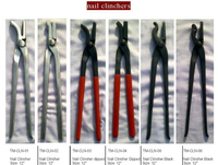 Outil professionnel de qualité supérieure en acier inoxydable pour l'extraction et le retrait des clous de sabots, robuste, pour usage vétérinaire équin