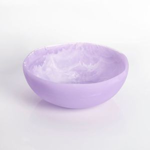 AUREVIA CRAFTS Bol à salade moderne de luxe en résine polie, fait main, écologique, léger, personnalisable pour les fêtes - Product Image 5