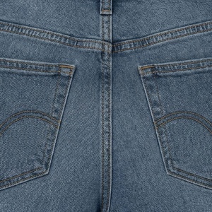 Shorts en jean pour femme, taille mi-haute, très extensibles, déchirés, délavage stone wash, qualité supérieure, style décontracté, pour l'été - Product Image 5