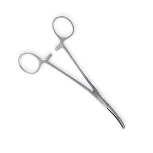Pinza Hemostática Curva de Acero Inoxidable con Bloqueo, Instrumento Quirúrgico para Uso Médico, Hospitalario, Dental y Veterinario - Product Image 3