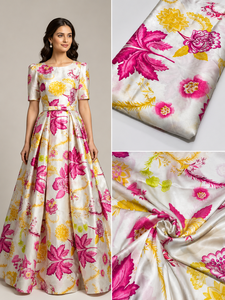 Tissu en popeline de coton de qualité supérieure, imprimé, motif floral, tissu tissé pour vêtements, chemises, robes, fournitures textiles - Product Image 5