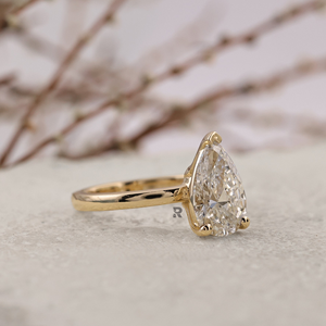 Anillo de Compromiso de Diamante Solitario Cultivado en Laboratorio con Certificación IGI de Lujo, 1-5ct, 10K-18K, PT950, VS1, Color E, Joyería para Mujer - Product Image 2