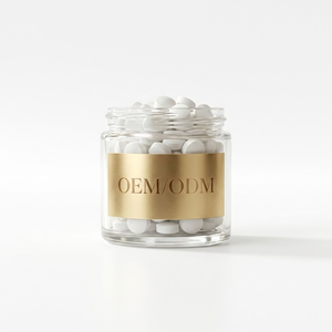 Vente en gros usine OEM ODM – Comprimés de dentifrice naturels personnalisables avec logo, en vrac, zéro déchet, végétaliens, sans fluorure, pâte dentifrice à mâcher pour voyage - Product Image 1