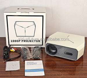 โปรเจคเตอร์พกพา Android รองรับความละเอียด 4K ฟังก์ชั่นทีวี 1080P สำหรับเล่นเกมและการศึกษา โปรเจคเตอร์วิดีโอสำหรับโรงภาพยนตร์ รุ่น A004 Pro - Product Image 3