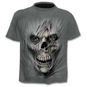 Camisetas de manga corta con estampado divertido personalizado, de moda, 3D, unisex, para gimnasio, de secado rápido, ajustadas, lisas, para unisex - Product Image 1