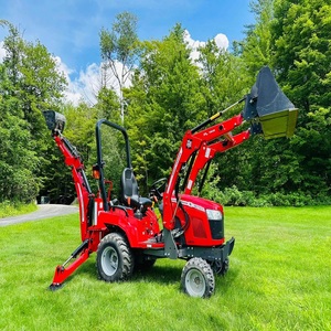 Tracteur à roues Massey Ferguson GC1723EB, sub-compact, 4x4, 45 CV, transmission par engrenages, pompe de rétrocaveuse, moteur, boîte de vitesses, machine agricole polyvalente - Product Image 5