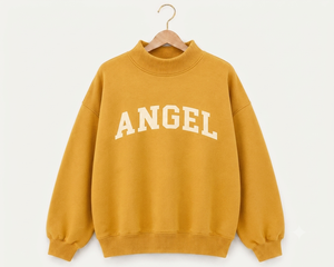 Women's <b>Mock</b> <b>Neck</b> Sweatshirt High Quality Cotton Fleece Custom Team Wear OEM Factory Production - Product Image 4