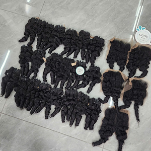 GUGU Hair Vietnam Human Hair Remy French <b>Lace</b> Transparent Glueless Full HD <b>Lace</b> <b>Wigs</b> Deep Wave Long Length Bundles Frontal 13x6 - Product Image 3