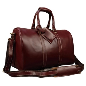 Nesitu Highend New Vintage Brown Black Genuine Crazy Horse Leather Business <b>Men</b> Travel <b>Bags</b> Shoulder <b>Messenger</b> Duffle <b>Bag</b> - Product Image 5