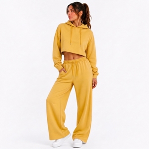 Premium Women's Travel Hoodie Lounge <b>Set</b> OEM ODM Private Label Apparel Factory - Product Image 1