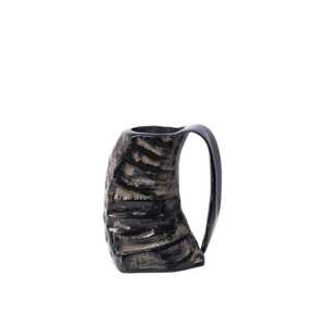 Taza de Cuerno de Búfalo Hecha a Mano, Forma Natural, Pulida, Duradera, Segura para Alimentos, Artículo Coleccionable, Decoración Rústica para el Hogar, Regalo de Boda, Estilo Moderno Uttar - Product Image 3