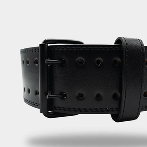 Durable adjustable leather lifting belt gym waist support bodybuilding fitness heavy duty training strong gear - Product Image 3