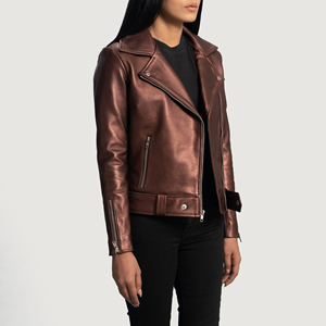 Veste en cuir pour femmes de qualité supérieure, vente en gros, durable, haute qualité, sur mesure, pour un style quotidien, nouveau style, veste en cuir pour femmes - Product Image 3
