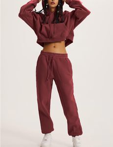 Traje Deportivo Personalizado para Mujer al por Mayor, Último Diseño, Calidad Premium, 100% Algodón, Traje Deportivo Liso para Mujer - Product Image 2