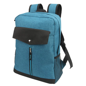 Sac à dos pour ordinateur portable en toile bleue, résistant à l'eau, décontracté, pour la journée - Product Image 6