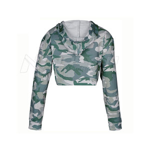 Sudadera Corta para Mujer, Tejido de Felpa, Tacto Suave, Diseño Recortado, Moda Casual Urbana, Atuendo Cómodo para el Día a Día, Ropa Deportiva - Product Image 2