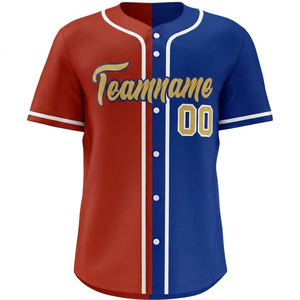 Camiseta de béisbol transpirable con botones para adultos, fabricación profesional de ropa deportiva con corte automatizado, jersey de béisbol - Product Image 5