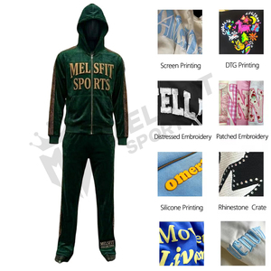 Men Custom Zipper <b>Tracksuit</b> Trendy Design Gym Sports Set Comfortable Training Jogging Outfit - Product Image 4