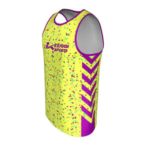 Maillot de basket-ball imprimé par sublimation, style sportif, best-seller en ligne, prix abordable - Product Image 1