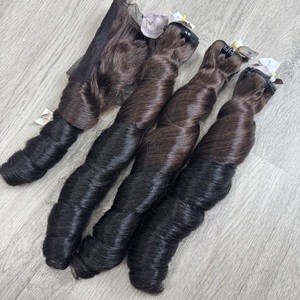 Extensiones de pelo crudo natural para mujeres negras, pelo humano vietnamita, precio al por mayor - Product Image 1
