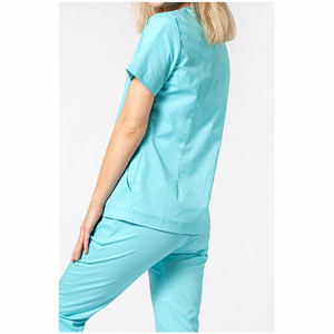 Conjuntos de Uniformes Médicos Personalizados al por Mayor con Logotipo, Conjuntos de Uniformes de Enfermera Elásticos, Blusas de Enfermería, Uniformes Médicos para Mujer - Product Image 5
