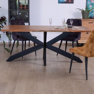 Tavolo Vandana Ivory Aspect in legno di acacia con prolunghe 180-260 cm <span class=keywords><strong>Alya</strong></span> - Product Image 4