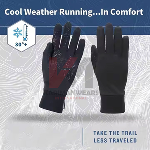 Gants de course extensibles à séchage rapide, tissu anti-humidité avec ajustement confortable pour les sports de plein air et les entraînements en salle de sport - Product Image 5